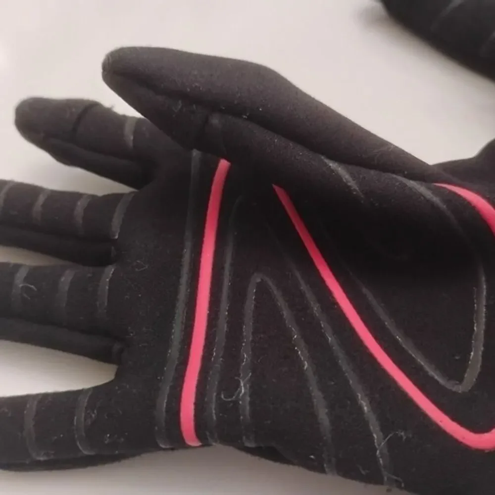 Head SENSATEC Gloves Kids Touchscreen Black with Red Accent Medium